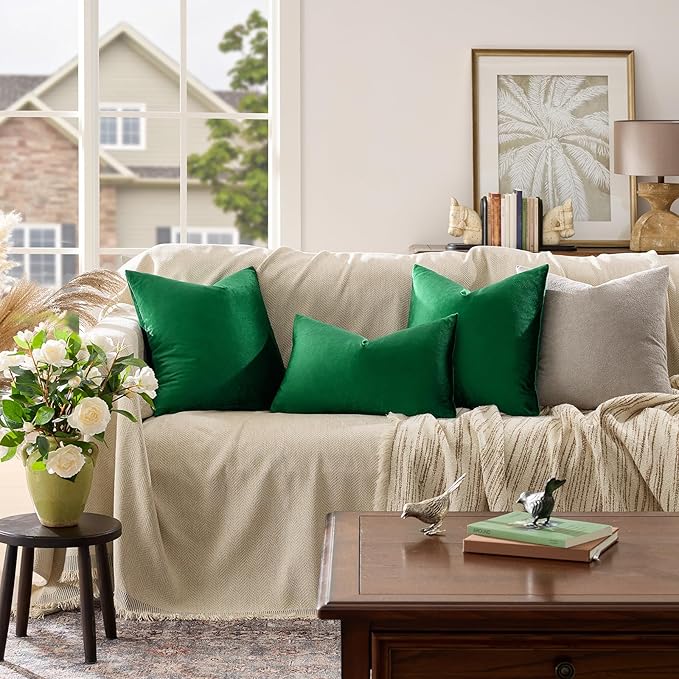 GIGIZAZA Decorative Small Lumbar Pillow Covers, Sofa Throw 12 X 20 Pillow Covers - Image 2