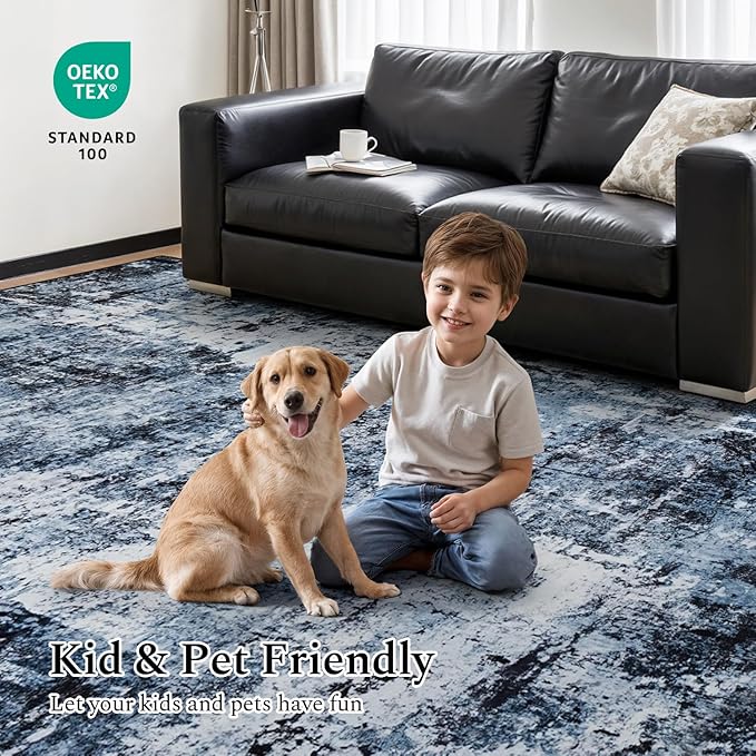 Rugflix 3x5 Entrance Rugs, Entry Rug Washable Non-Slip Stain-Resistant Low Pile - Image 6