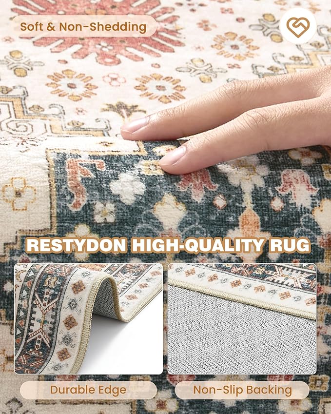 Entryway Rug - 2x3 Washable Rug Runner - Image 5