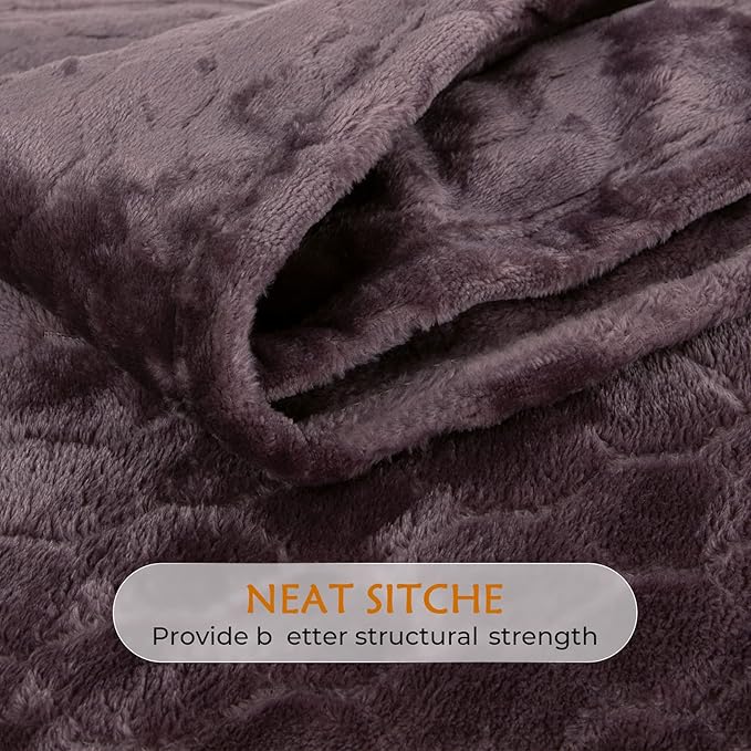 TOONOW Fleece Bed Blanket King Size 90x108 inches, Super Soft Fluffy Fuzzy - Image 5