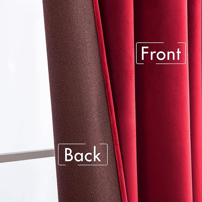 MIULEE Velvet Curtains 84 inches - Image 6