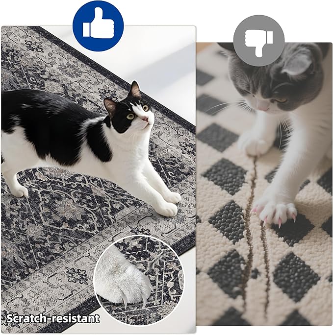 3 Pieces Kitchen Rug Sets: Farmhouse Washable Non-Slip Floor Mat - Image 7