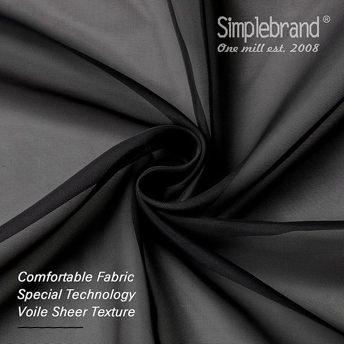 Simplebrand Black Tier Curtains - Image 6