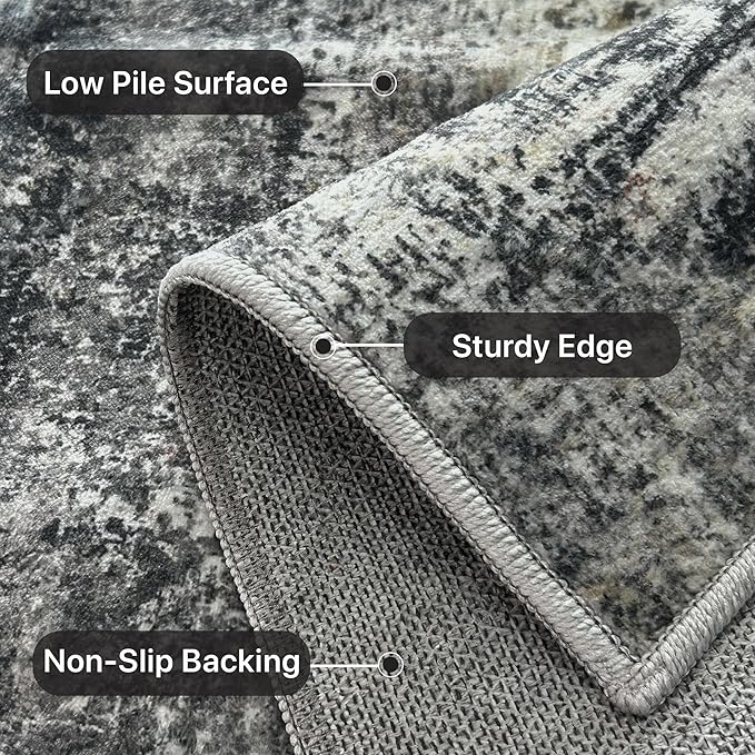 BEIMO Area Rugs 10x14 for Living Room Bedroom, Modern Abstract Machine Washable - Image 8