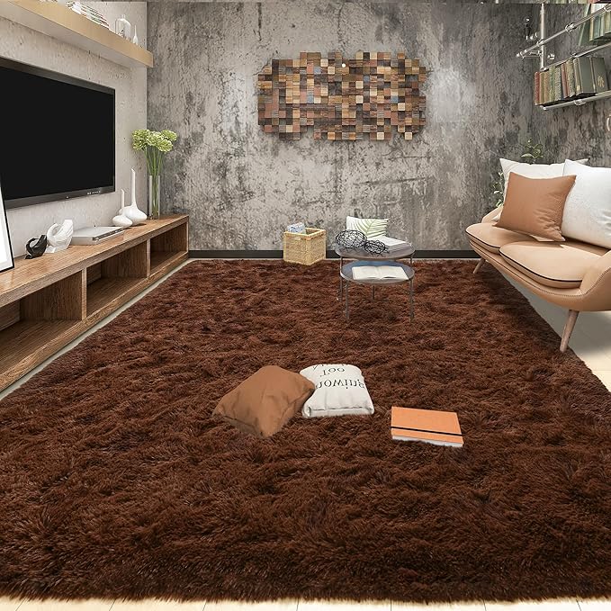 Tepook Super Soft Fluffy Rug for Bedroom, Modern Shaggy Fuzzy Kids Rugs for - Image 3