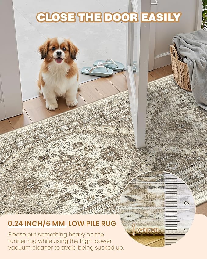 Washable Runner Rug 2.5x16, Non-Slip Long Kitchen Mats - Image 6