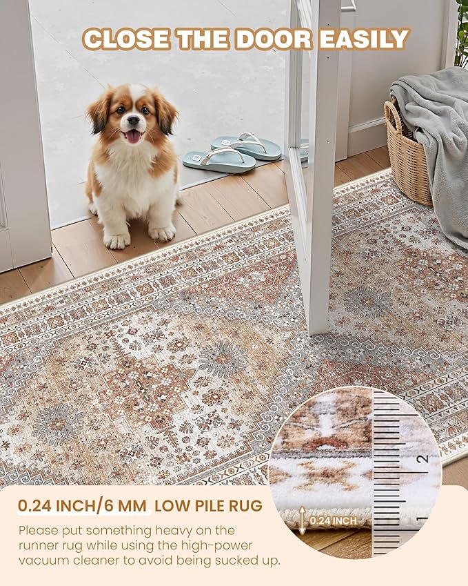 4x6 Area Rugs for Living Room, Non-Slip Backing Small Kids Rugs for Bedroom - Image 6