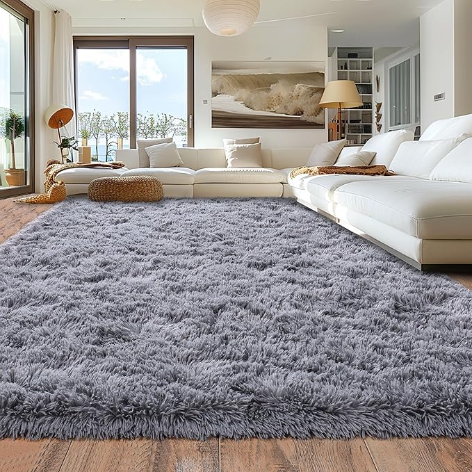 Rugs for Living Room 6x9, Soft Shaggy Modern Shag Area Rug for Bedroom - Image 7