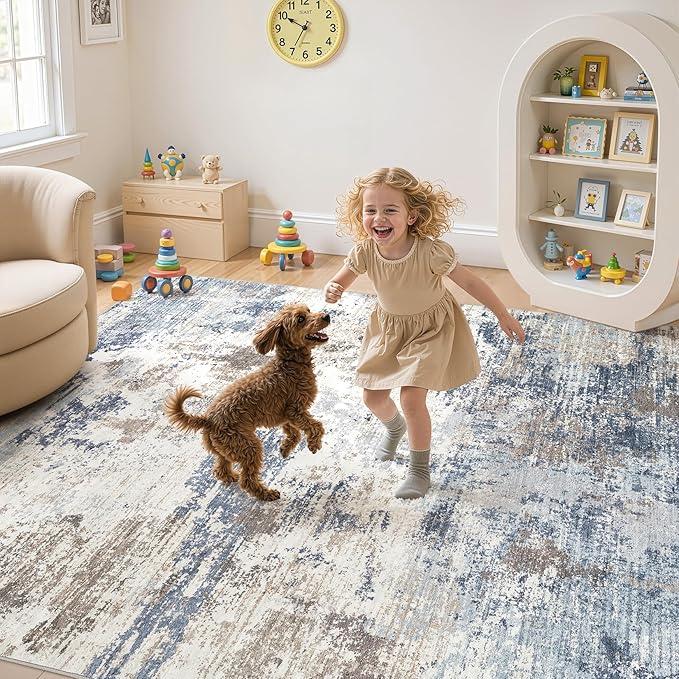 UERMEI 6x9 Area Rug Living Room Rugs Thickened - Image 3