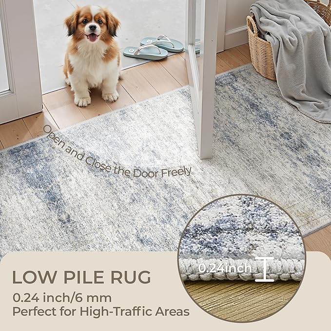2x5 Rug Runner Washable for Entryway, Soft Bathroom Rugs - Image 6