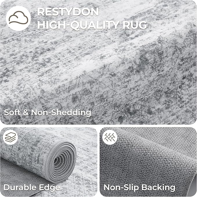 2x4 Washable Rug Runner for Bathroom, Soft Entryway Rug for Laundry Room - Image 7