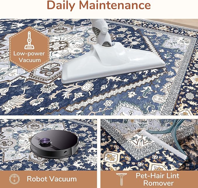 OPPODREAM Soft Entryway Rug 2x12, 2x12 Rug Runner, Washable Hallways Carpet 2 x - Image 5