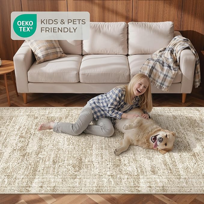 3x4 Washable Area Rug for Entryway, Soft Kitchen Rugs Non Slip for Dining Room - Image 9