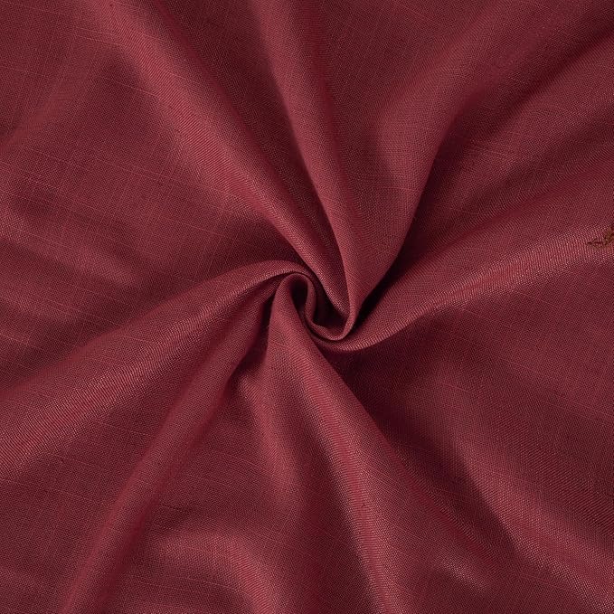 BGment Linen Curtains 36 Inch Length, Small Half Drapes - Image 9