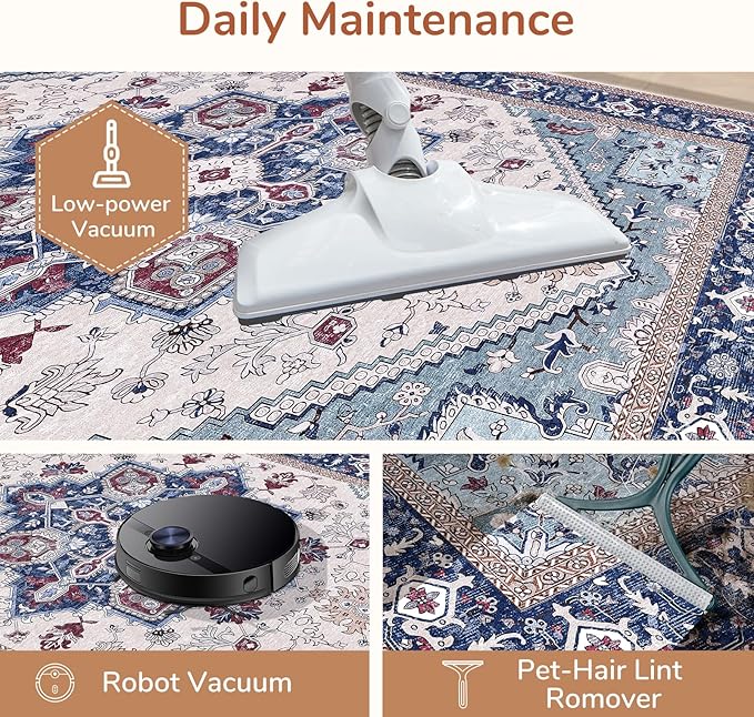 OPPODREAM Soft Entryway Rug 2x12, 2x12 Rug Runner, Washable Hallways Carpet 2 x - Image 5