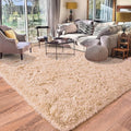 Rugs for Living Room 10x14, Soft Shaggy Modern Shag Area Rug for Bedroom by Quntue