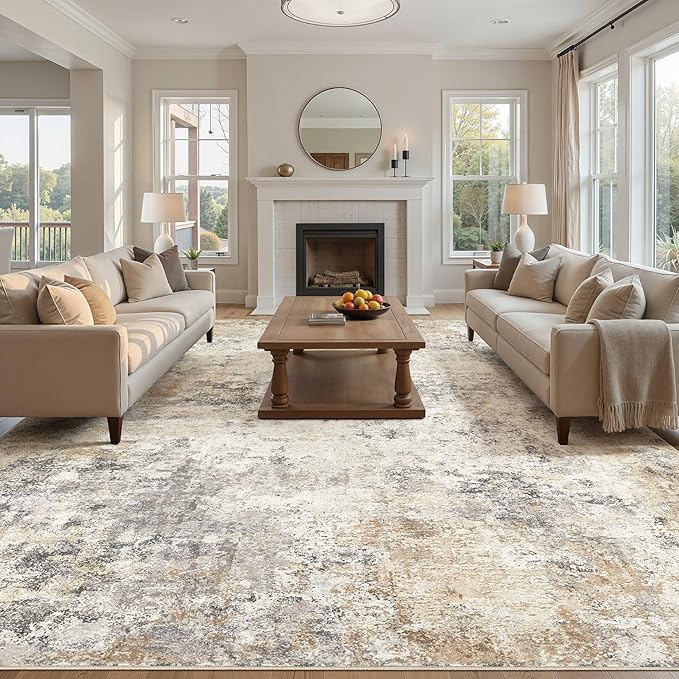 UERMEI 11x14 Area Rug Living Room Rugs - Image 3