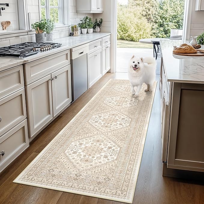 Washable Runner Rug 2.5x16, Non-Slip Long Kitchen Mats - Image 9