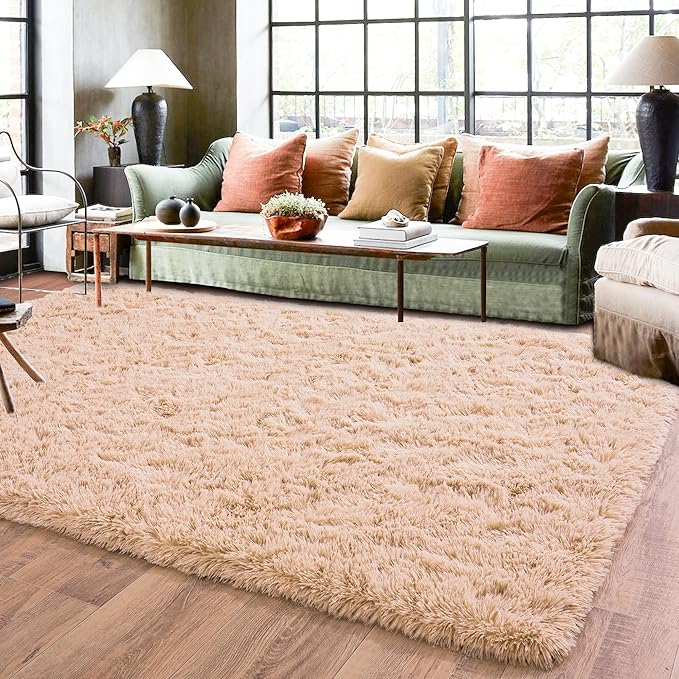 Rugs for Living Room 10x14, Soft Shaggy Modern Shag Area Rug for Bedroom - Image 7