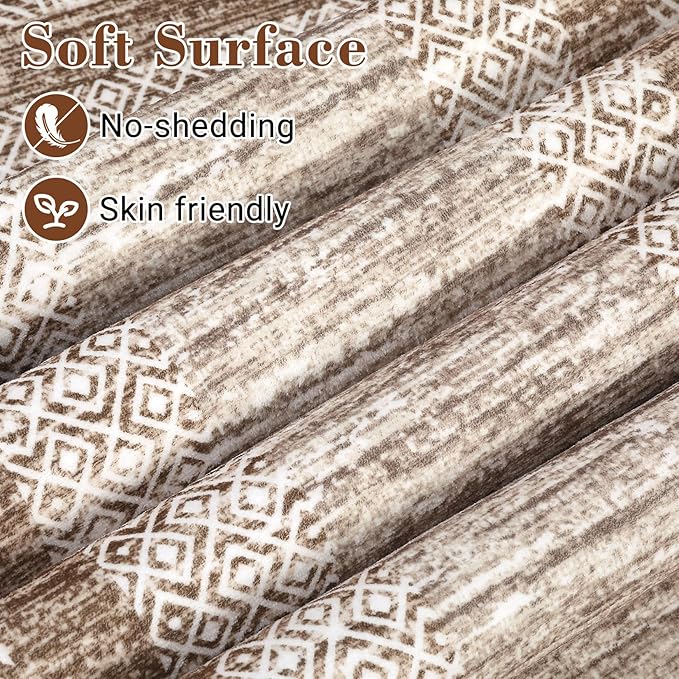 GarveeHome Modern 3x5 Neutral Area Rug Washable Non-Slip Low-Pile Indoor Rugs - Image 5