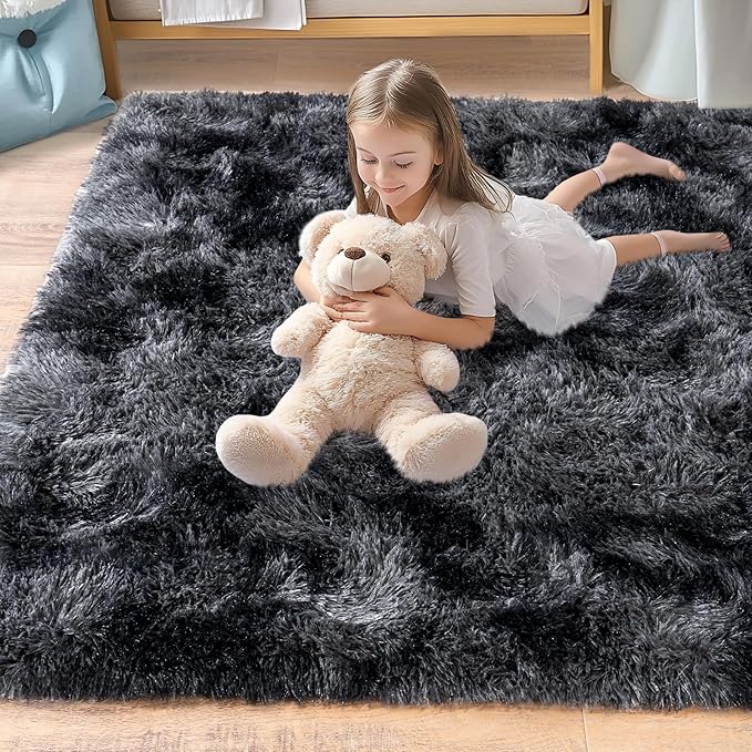 Pionblank Large Rug for Living Room 6x9 Feet, Modern Soft Shag Area Rug - Image 7