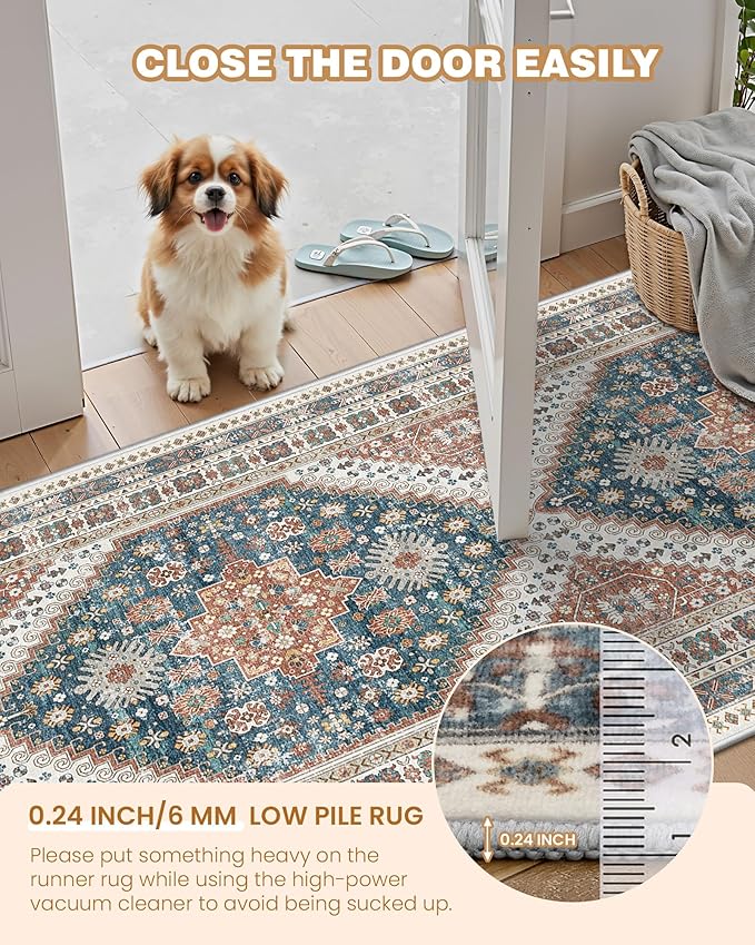 2x5 Rug Runner Washable for Entryway, Soft Bathroom Rugs - Image 6